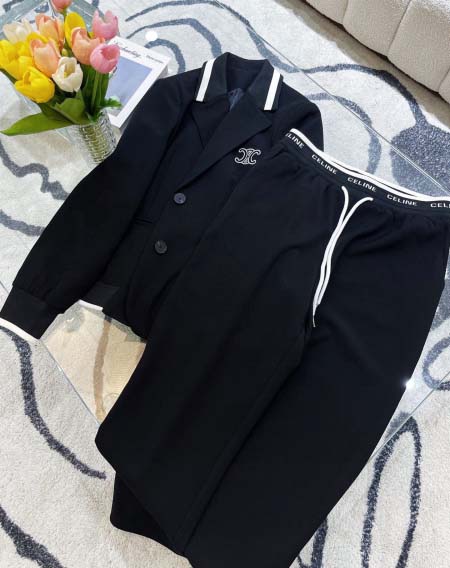 2025年6月18日入荷春夏新作Celine春秋セット上下フ...