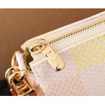 2025年6月26日入荷Louis Vuitton バッグPochette Accessoires Damierlicious Damier :N40642:23.5CMx13.5CMx4CM 高品質人気の新作/誕生日プレゼント/SQ工場