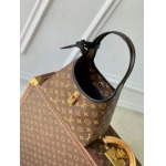 2025年6月26日入荷Louis Vuitton バッグ The Drop 2018 Flower Hobo Monogram Monogram 6.7 Zippy :M12940:28CMx15CMx12CM 高品質人気の新作/誕生日プ