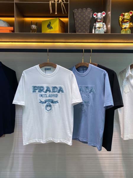2025年6月30日入荷新作Prada半袖Tシャツ 高级品超...