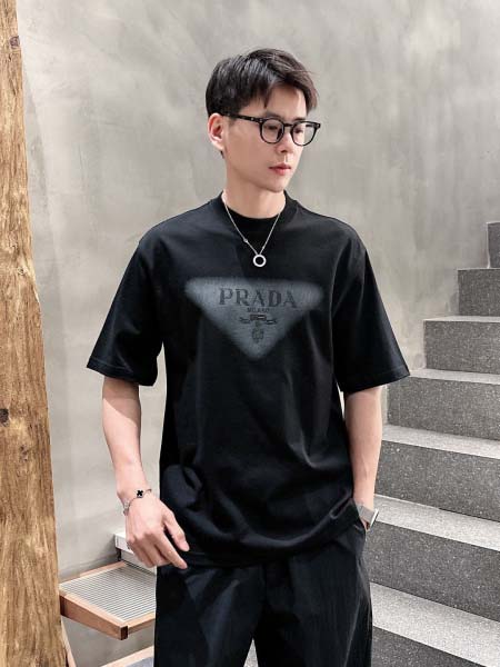 2025年6月30日入荷新作Prada半袖Tシャツ 高级品超...
