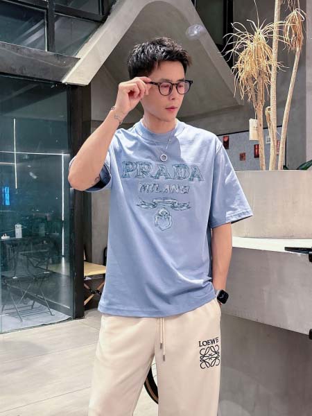 2025年6月30日入荷新作Prada半袖Tシャツ 高级品超...