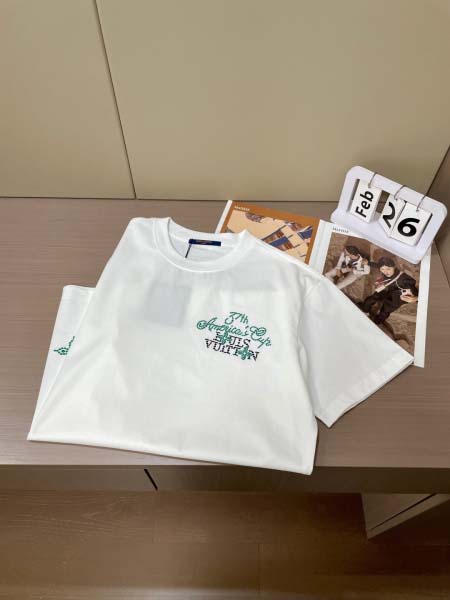 2025年7月10日入荷新作LOUIS VUITTON半袖Tシャツ 高级品超厳選★入手困難/誕生日プレゼント/SUS工場XS-L