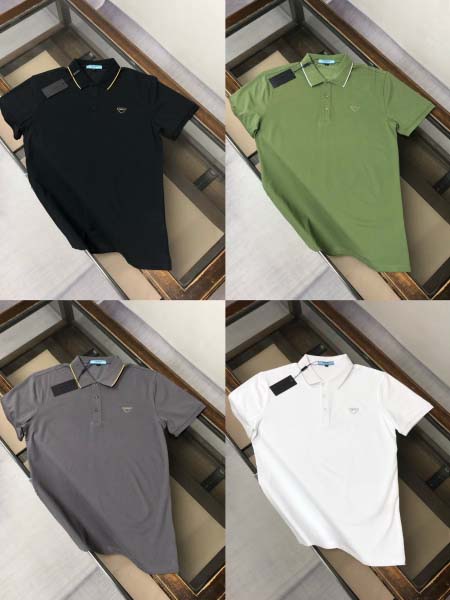 2025年7月18日入荷新作PRADA半袖 Tシャツ★誕生日プレゼント/ファッションの人気/贈り物/WF工場M-XXXL