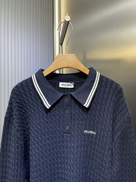 2025年7月27日入荷新作MiuMiuニット高品質人気商品/DW工場