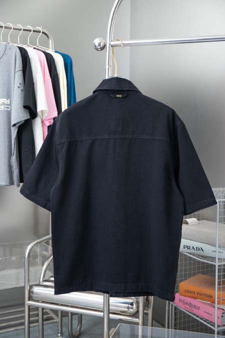 2025年7月27日入荷新作Louis Vuitton半袖デニム シャツ高品質人気商品/DW工場