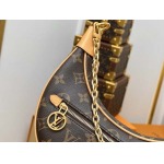 2025年7月10日入荷新作M81098 Nicolas Ghesquire  Croissant  2022  Loop   23 x 13 x 6極品/正規品同様/人気/革/バッグルイヴィトン/CX工場