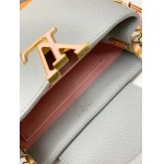 2025年7月10日入荷新作M23363   capucines bb  monogram   21 x 14 x 8極品/正規品同様/人気/革/バッグルイヴィトン/CX工場