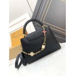 2025年7月10日入荷新作M23950 Capucines mini   TaurillonLV 27*18*9極品/正規品同様/人気/革/バッグルイヴィトン/CX工場