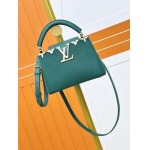 2025年7月10日入荷新作m23766cacines bb flower crown   taurillon monogram Iv:21x14x8cm極品/正規品同様/人気/革/バッグルイヴィトン/CX工場