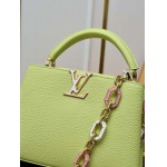 2025年7月10日入荷新作M24684 CAPUCINES BB   Capucines BBTaurillon 27 x 18x9極品/正規品同様/人気/革/バッグルイヴィトン/CX工場