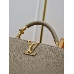 2025年7月10日入荷新作M24698 CAPUCINES BB  CapucinesBBTaurillon 3D LV  Monogram     26.5x17.5x9極品/正規品同様/人気/革/バッグルイヴィトン/CX工場