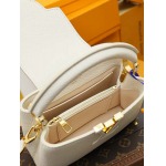 2025年7月10日入荷新作CAPUCINES  M24729  CapucinesTaurillon LV  21 x 13.6x8極品/正規品同様/人気/革/バッグルイヴィトン/CX工場