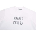 2025年7月11日入荷新作Miu Miu半袖 tシャツ 高级品/入手困難/誕生日プレゼント/FG工場XS-L