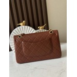 2025年7月17日入荷新作シャネル バッグ最高級品Chan1Vintage Size:26cm  ：A2220 棕色 羊皮恋人プレゼント/誕生日/母の日/母のひプレゼント/お祝い女性結婚祝い/KK工場