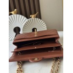 2025年7月17日入荷新作シャネル バッグ最高級品Chan1Vintage Size:26cm  ：A2220 棕色 羊皮恋人プレゼント/誕生日/母の日/母のひプレゼント/お祝い女性結婚祝い/KK工場