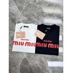2025年7月22日入荷新作MiuMiu半袖 tシャツ人気商品/DW工場