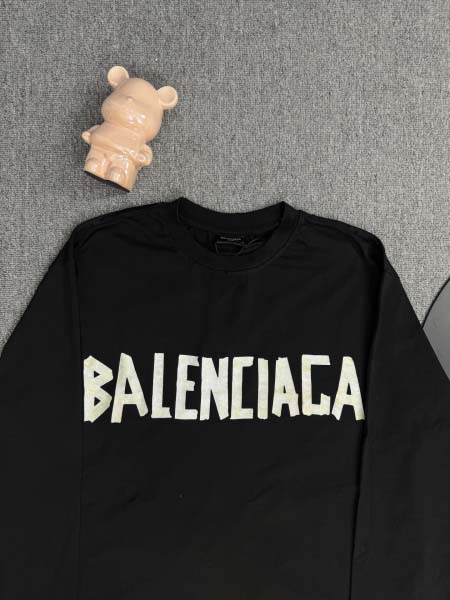 2025年8月28日秋冬入荷新作BALENCIAGA長袖Tシャツ高品質安い人気商品/HL工場