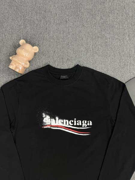 2025年8月28日秋冬入荷新作BALENCIAGA長袖Tシャツ高品質安い人気商品/HL工場