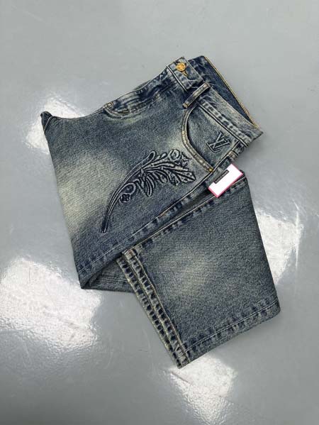 2025年8月2日入荷新作Louis Vuittonジーパン...