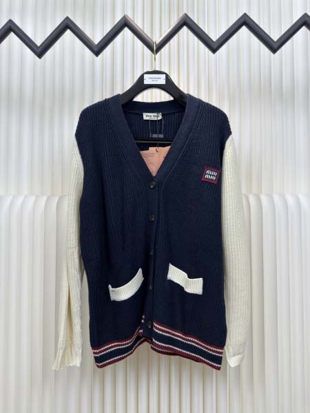 2025年8月6日入荷新作MiuMiuニット原版復刻人気で【...