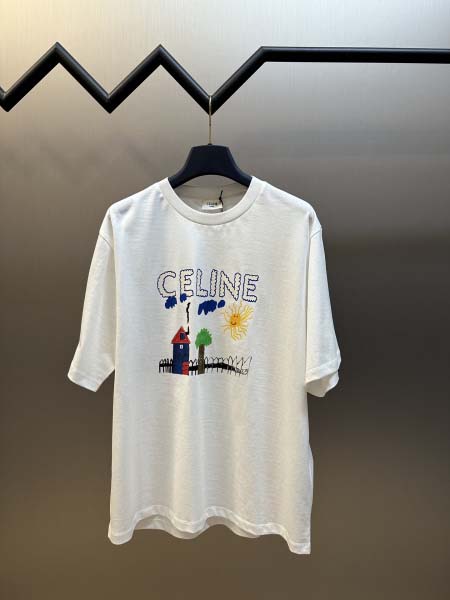 2025年8月6日入荷新作Celine半袖 tシャツ原版復刻...