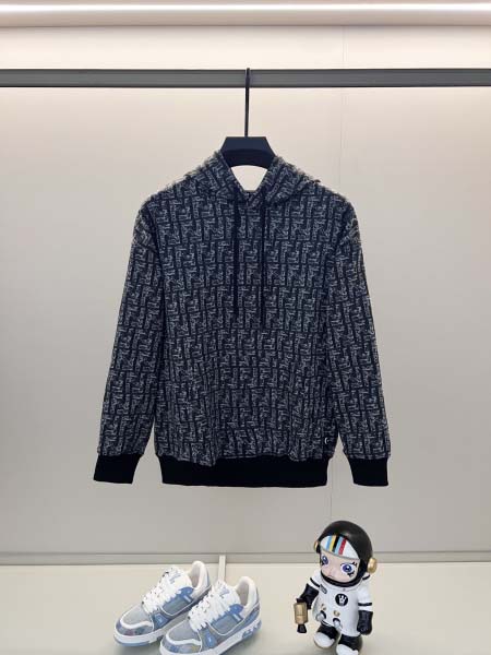 2025年8月27日秋冬入荷新作FENDIパーカー高品質安い...