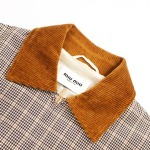 2025年8月28日入荷秋冬新作Miumiuジャケット原版復刻人気で【极品】/正規品と同じサイズSize:36 38 40/YGY工場