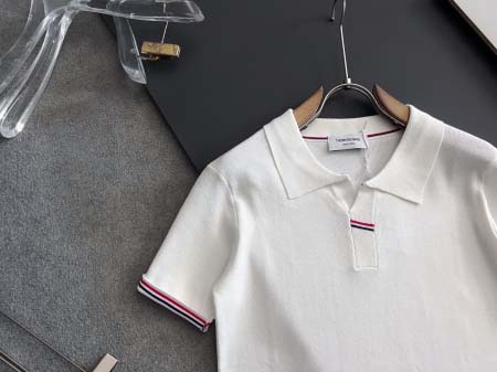 2025年9月1日入荷 新作Thom Browneニットの半袖高級なプレゼント/誕生日プレゼント/高品質/メンツ/記念品/ wenzhou工場