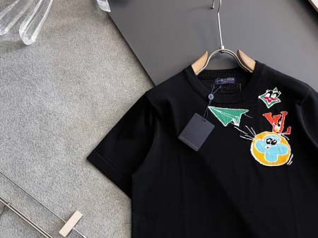 2025年9月2日入荷 新作Louis Vuittonニットの半袖高級なプレゼント/誕生日プレゼント/高品質/メンツ/記念品/ wenzhou工場