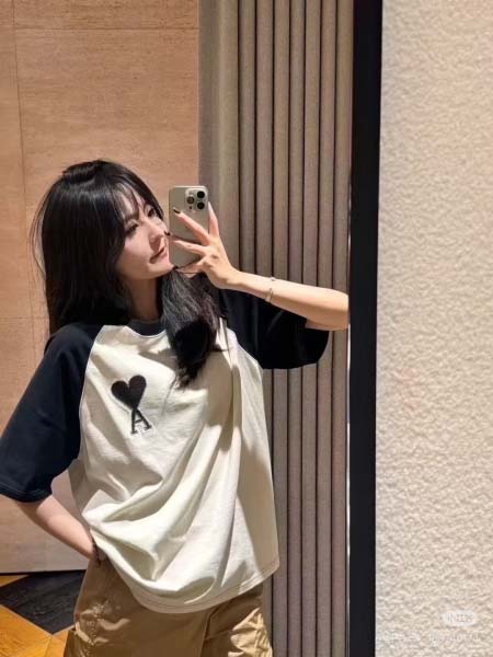 2025年9月11日入荷秋冬新作Ami半袖 tシャツ高品質人気商品/誕生日プレゼント/FF工場