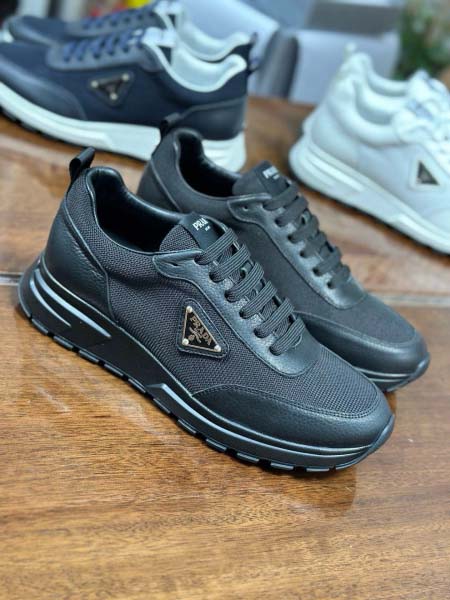 2025年9月17日入荷新品Pradaカジュアルシューズ/スニーカー｜メンズ靴人気本革製ギフト/誕生日/XG工場