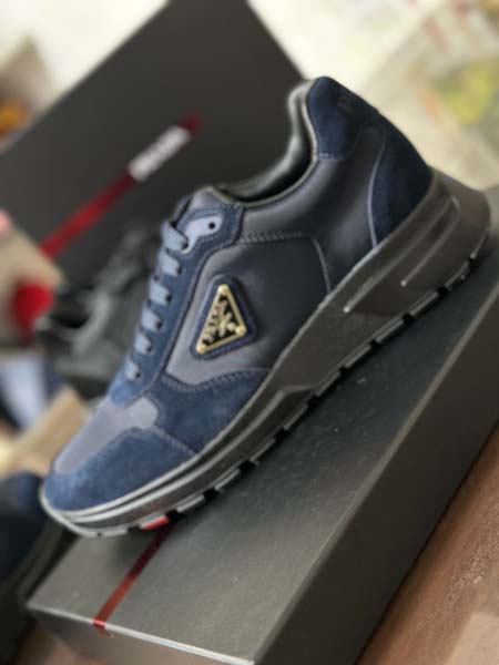 2025年9月17日入荷新品Pradaカジュアルシューズ/スニーカー｜メンズ靴人気本革製ギフト/誕生日/XG工場