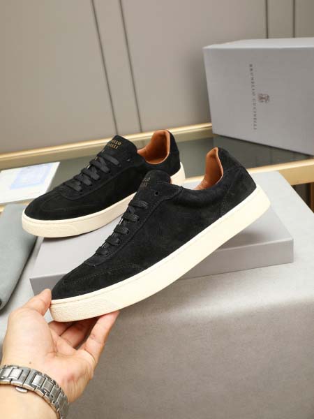 2025年9月19日入荷新品Brunello Cucinelliカジュアルシューズ/スニーカー｜メンズ靴人気本革製ギフト/誕生日/XG工場