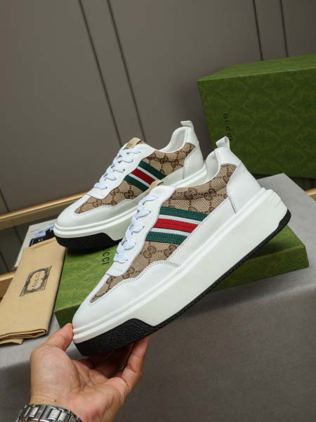 2025年9月19日入荷新品GUCCIカジュアルシューズ/スニーカー｜メンズ靴人気本革製ギフト/誕生日/XG工場