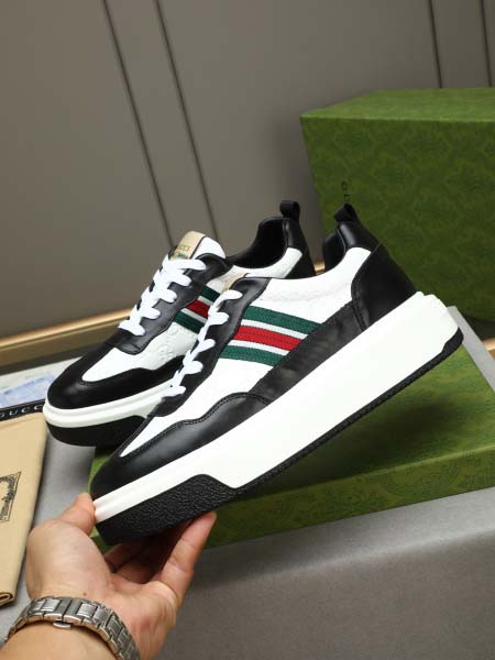 2025年9月19日入荷新品GUCCIカジュアルシューズ/スニーカー｜メンズ靴人気本革製ギフト/誕生日/XG工場