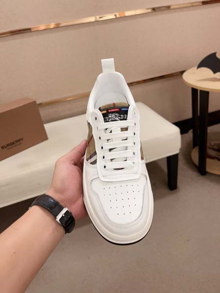 2025年9月19日入荷新品BURBERRYカジュアルシューズ/スニーカー｜メンズ靴人気本革製ギフト/誕生日/XG工場