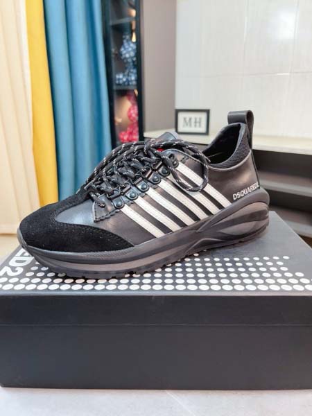 2025年9月19日入荷新品Dsquared2カジュアルシューズ/スニーカー｜メンズ靴人気本革製ギフト/誕生日/XG工場