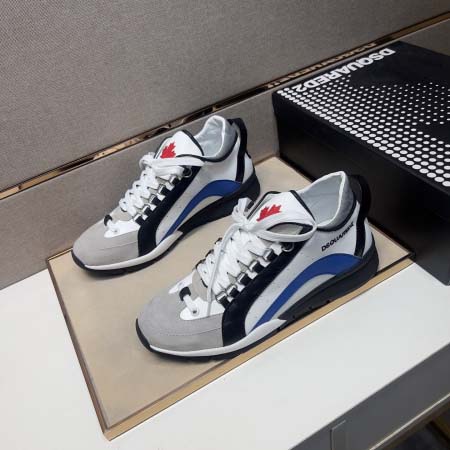 2025年9月19日入荷新品Dsquared2カジュアルシューズ/スニーカー｜メンズ靴人気本革製ギフト/誕生日/XG工場