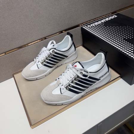 2025年9月19日入荷新品Dsquared2カジュアルシューズ/スニーカー｜メンズ靴人気本革製ギフト/誕生日/XG工場