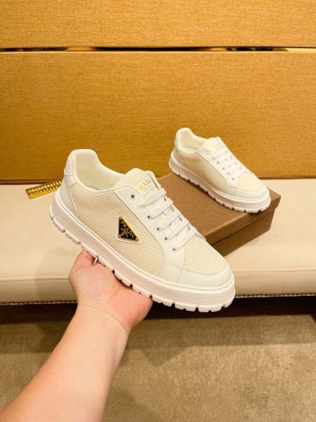 2025年9月20日入荷新品Pradaカジュアルシューズ/スニーカー｜メンズ靴人気本革製ギフト/誕生日/TL工場