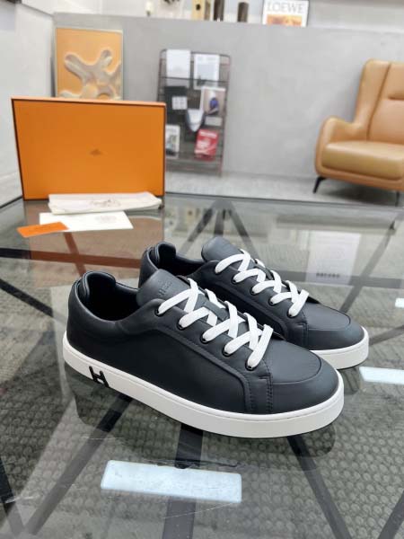 2025年9月23日入荷新品Hermesカジュアルシューズ/スニーカー｜メンズ靴人気本革製ギフト/誕生日/TL工場