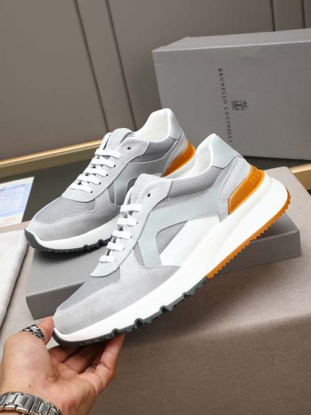 2025年9月23日入荷新品Brunello Cucinelliカジュアルシューズ/スニーカー｜メンズ靴人気本革製ギフト/誕生日/TL工場