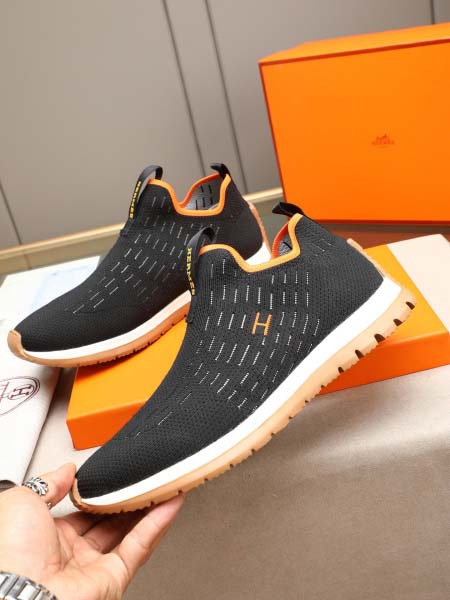 2025年9月23日入荷新品Hermesカジュアルシューズ/スニーカー｜メンズ靴人気本革製ギフト/誕生日/TL工場