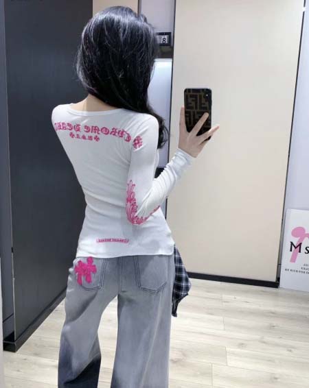 2025年9月26日入荷秋冬新作Chrome hearts長袖Tシャツ ファッション/誕生日プレゼント/贈り物 can工場