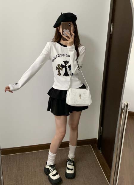 2025年9月30日入荷秋冬新作Chrome hearts 長袖tシャツファッション/誕生日プレゼント/贈り物 can工場