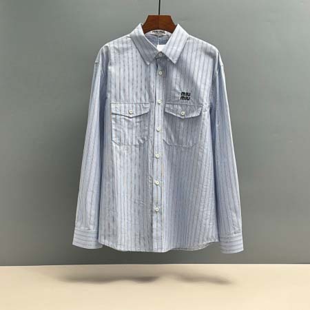 2025年9月16日入荷秋冬新作MIUMIUシャツ高品質人気...