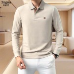 2025年9月23日入荷新作ZEGNA 長袖ポロ 秋物 冬物高品質人気商品/LM工場