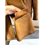 2025年9月24日入荷秋冬新作Pradaジャケット本革高級品/Su工場