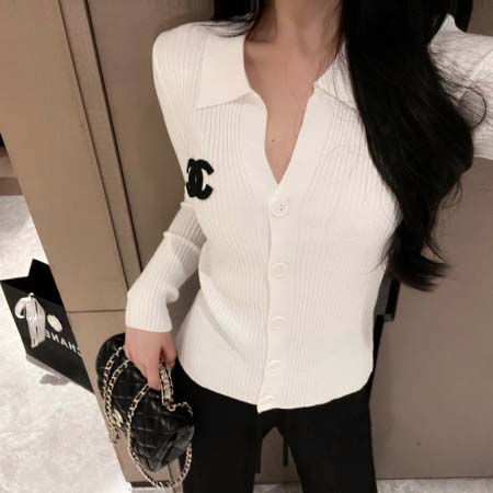 2025年9月26日入荷秋冬新作Chanel ニットカーディ...